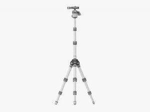 Tabletop Carbon Camera Tripod 04 3D Model