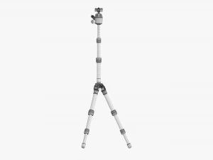 Tabletop Carbon Camera Tripod 04 3D Model