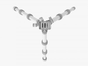 Tabletop Carbon Camera Tripod 04 3D Model