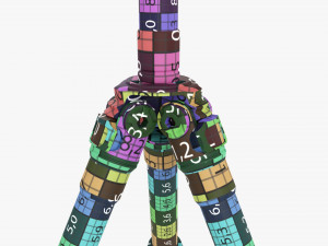 Tabletop Carbon Camera Tripod 04 3D Model