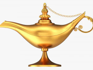 Aladdin Magic Lamp 3D Model