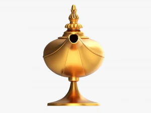 Aladdin Magic Lamp 3D Model