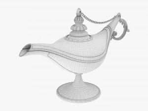 Aladdin Magic Lamp 3D Model