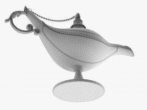 Aladdin Magic Lamp 3Dモデル