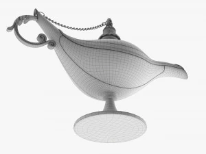 Aladdin Magic Lamp 3D Model