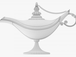 Aladdin Magic Lamp 3Dモデル