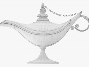 Aladdin Magic Lamp 3D Model