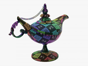 Aladdin Magic Lamp 3Dモデル