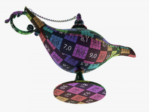 Aladdin Magic Lamp 3Dモデル