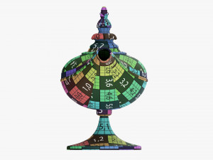 Aladdin Magic Lamp 3Dモデル