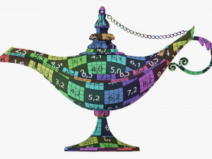 Aladdin Magic Lamp 3Dモデル