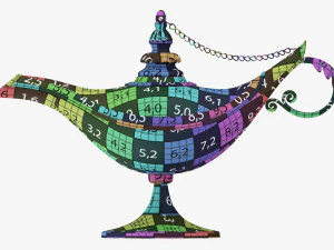 Aladdin Magic Lamp 3D Model
