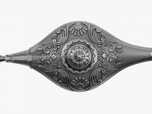 Aladdin Magic Lamp Decorated Silver Modèle 3D