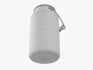 Aluminum Milk Can 01 3D Model