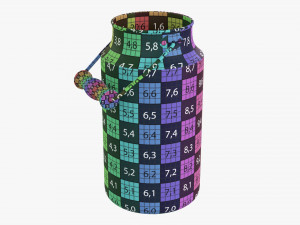 Aluminum Milk Can 01 Modelo 3D
