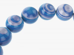 Bracciale con perline di ametista Modello 3D