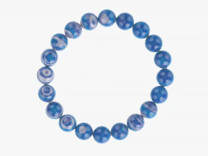 Bracciale con perline di ametista Modello 3D