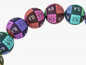 Bracciale con perline di ametista Modello 3D