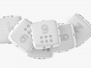 Baby Cubes Soft With Numbers 01 3D Model