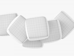 Baby Cubes Soft With Numbers 02 Model 3D