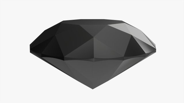 Black Diamond 3D Model .c4d .max .obj .3ds .fbx .lwo .lw .lws