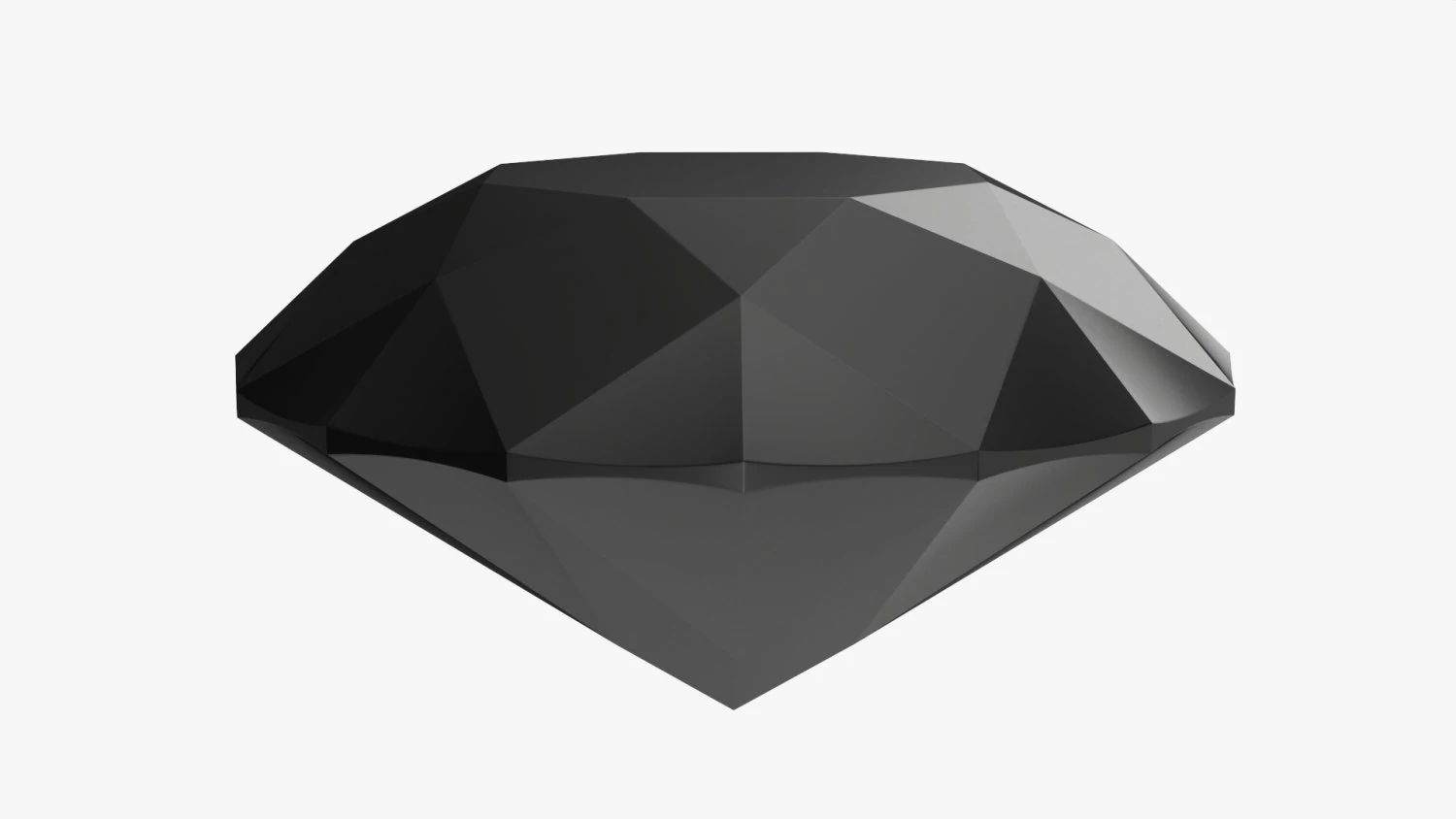 Black Diamond 3D Model .c4d .max .obj .3ds .fbx .stl .blend 