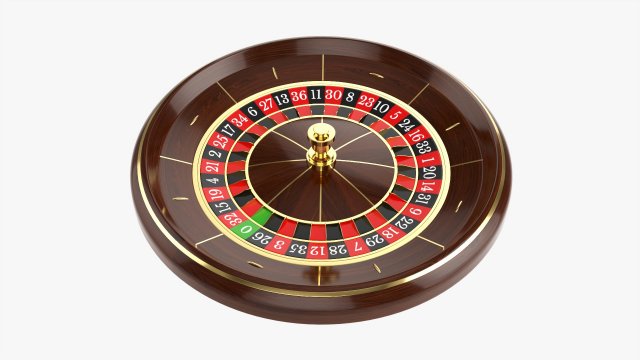 Casino Roulette Wheel 01 3D मॉडल .c4d .max .obj .3ds .fbx .stl .blend 