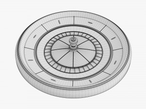 Casino Roulette Wheel 01 3D मॉडल