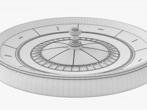 Roleta do Cassino 01 Modelo 3D