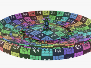Casino Roulette Wheel 01 3D मॉडल