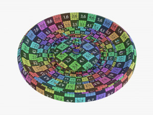 Casino Roulette Wheel 02 3D Model