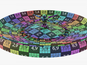 Casino Roulette Wheel 02 3D Model