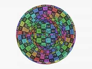 Casino Roulette Wheel 02 3D Model