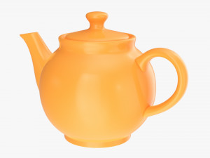 Ceramic Teapot 01 3D Модель