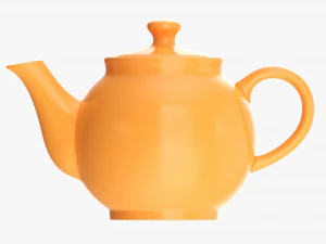 Ceramic Teapot 01 3D Model