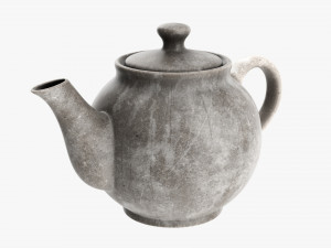 Ceramic Teapot 02 Modello 3D