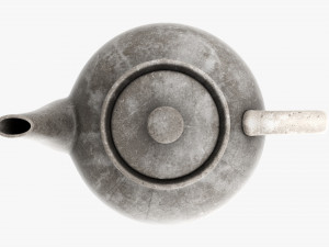 Ceramic Teapot 02 3D Model
