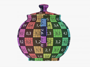 Ceramic Teapot 02 3D Model