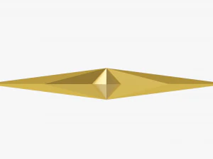 Christmas Gold Star 3D Model