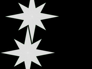 Christmas Gold Star 3D Model