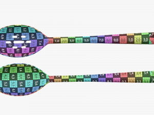 Cooking Spoon 2-Piece Set 3D Model
