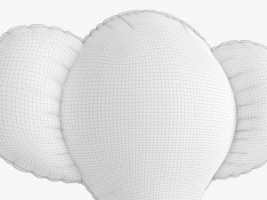 Decoration Foil Balloon 10 Elephant Model 3D