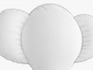 Decoration Foil Balloon 10 Elephant 3D Model