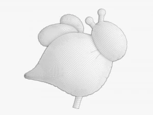Decoration Foil Balloon 11 Bee 3D Model