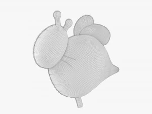 Decoration Foil Balloon 11 Bee 3D Model