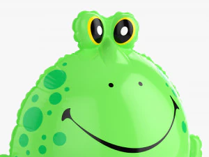 Decoration Foil Balloon 12 Frog 3D Model
