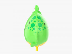 Decoration Foil Balloon 12 Frog 3D 모델