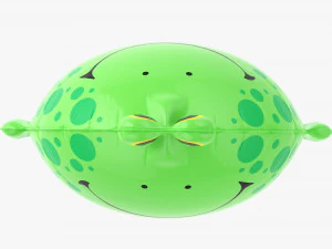 Decoration Foil Balloon 12 Frog 3D Model