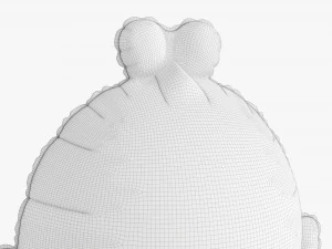 Decoration Foil Balloon 12 Frog 3D Model