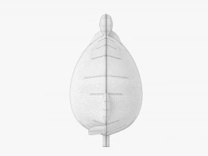 Decoration Foil Balloon 12 Frog 3D Model